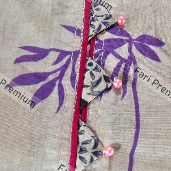 Asim Jofa 3PC Printed Lawn Cambric Cotton Shalwar Kameez Pakistani/Indian S/35 - Picture 10 of 11